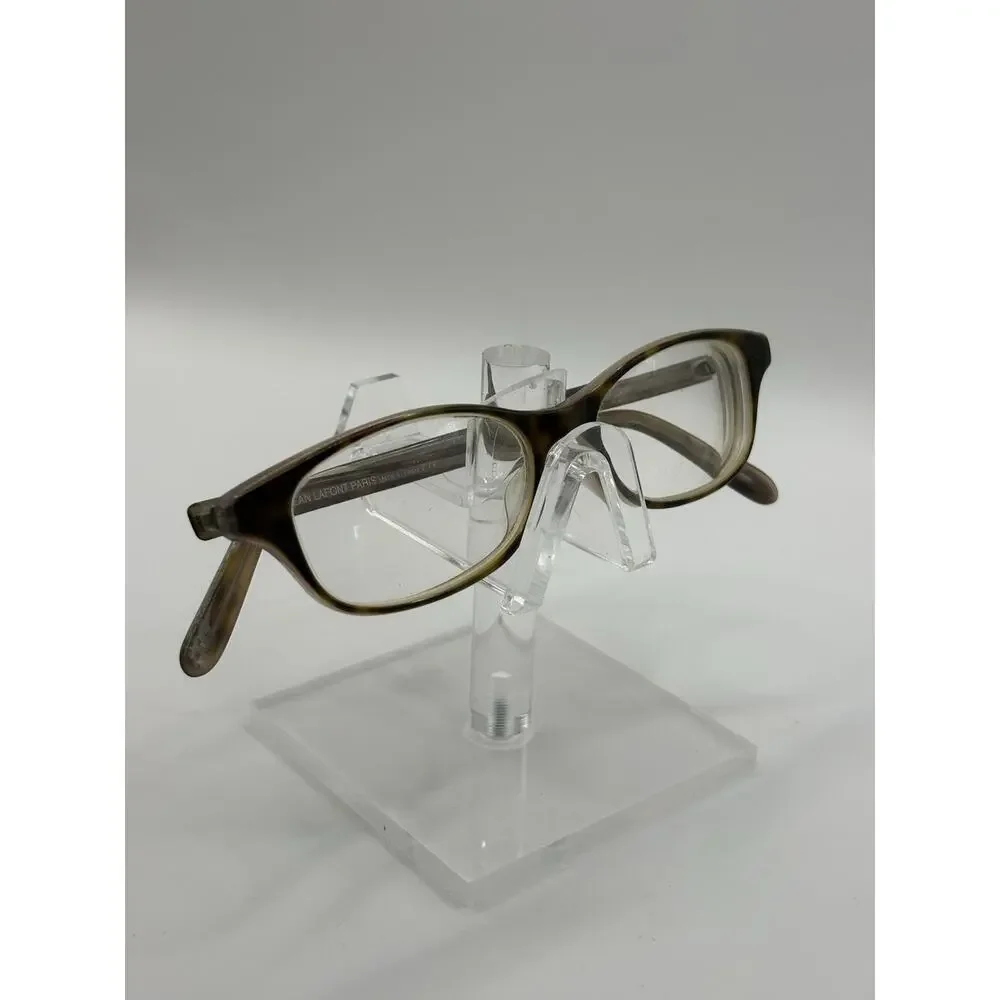 Jean Lafont Paris Eyeglass Frames Brown Tortoise Oval France Optical